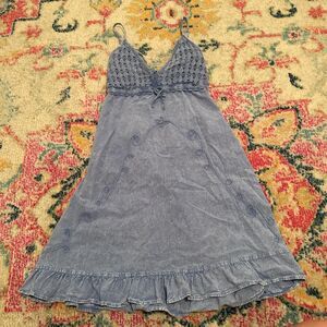 Giocam Women's Blue and Purple Dress